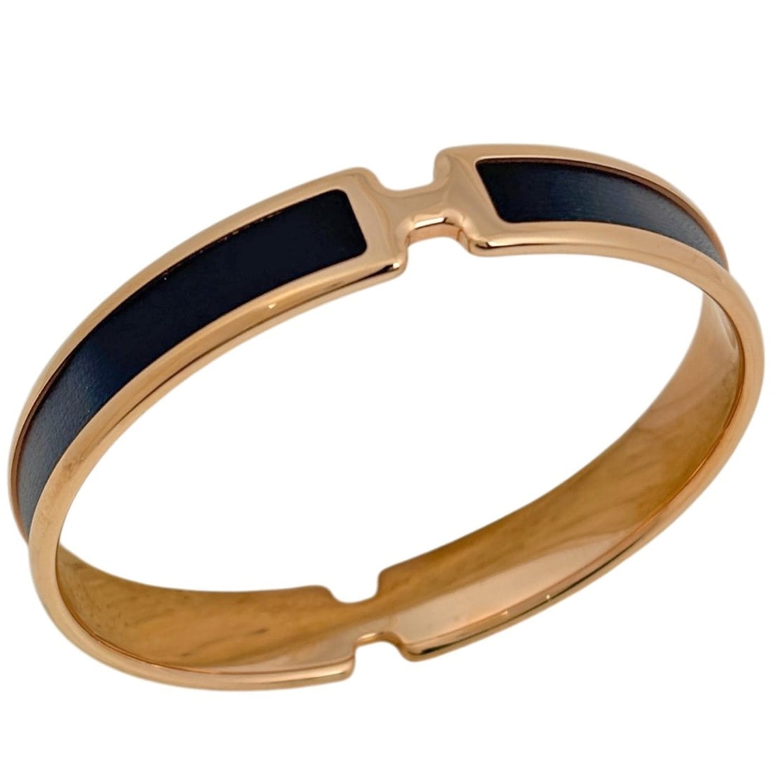 Hermes Olympe Bangle, Gold Plated, Black, Women's: --- Catalog ---Category: SizeLength: 19.5cm / 7.67''Category: DesignType: BangleColor: BlackGender: WomenMaterial: Gold platingCategory: GeneralBrand: Hermes--- Item List ---Section: ConditionRanking: