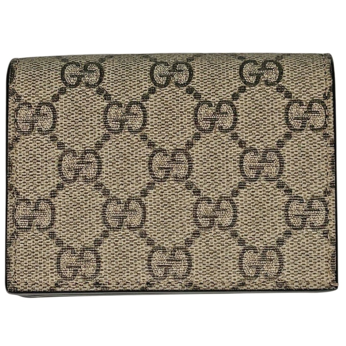 Gucci bi-fold wallet, GG pattern, coated canvas, brown, 779810, women's.: --- Catalog ---Category: SizeSize (HxWxD): 8cm x 11cm x 2cm / 3.14'' x 4.33'' x 0.78''Category: DesignType: Wallet (bi-fold)Color: BrownGender: WomenMaterial: Coated canvas Category: GeneralMPN: 77981