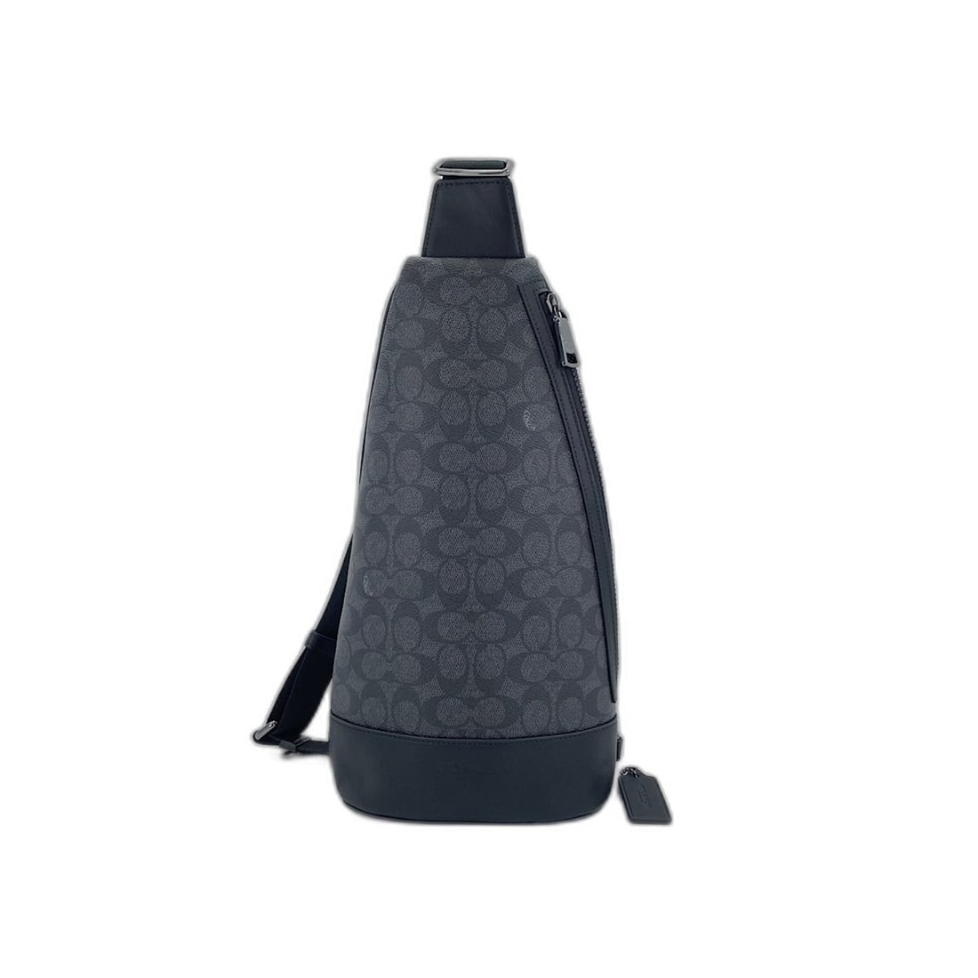 Coach Dominique Sling Pack Signature Canvas Body Bag, Black: --- Catalog ---Category: SizeSize (HxWxD): 36cm x 19cm x 6cm / 14.17'' x 7.48'' x 2.36''Category: DesignType: Sling bagColor: BlackGender: MenMaterial: Canvas Category: GeneralBrand: Coach--- Item Lis