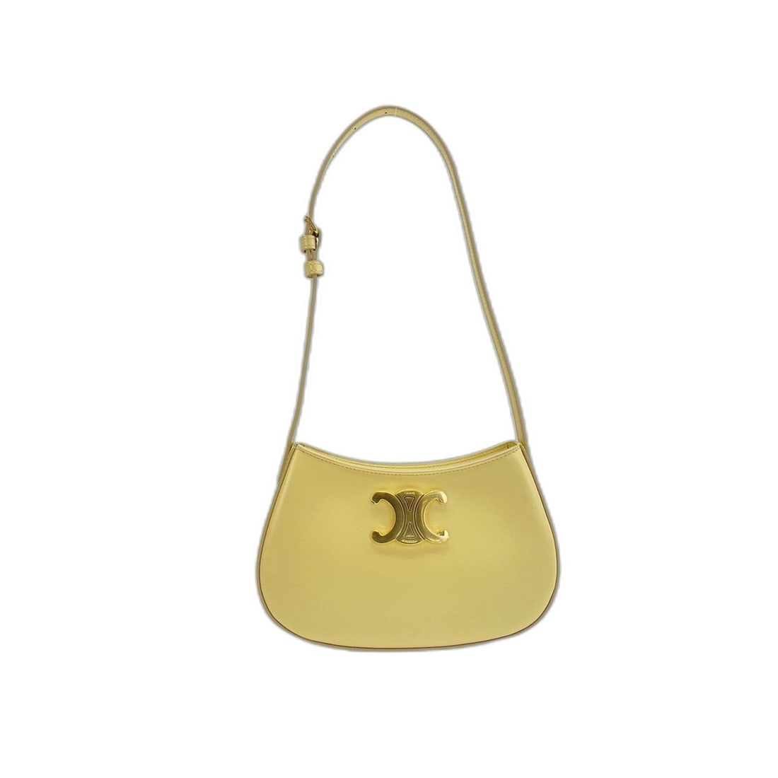 Celine Tilly Shoulder Bag, Leather, Yellow: --- Catalog ---Category: SizeSize (HxWxD): 13cm x 22cm x 4cm / 5.11'' x 8.66'' x 1.57''Category: DesignType: Shoulder bagColor: YellowGender: WomenMaterial: Leather Category: GeneralBrand: Celine--- I