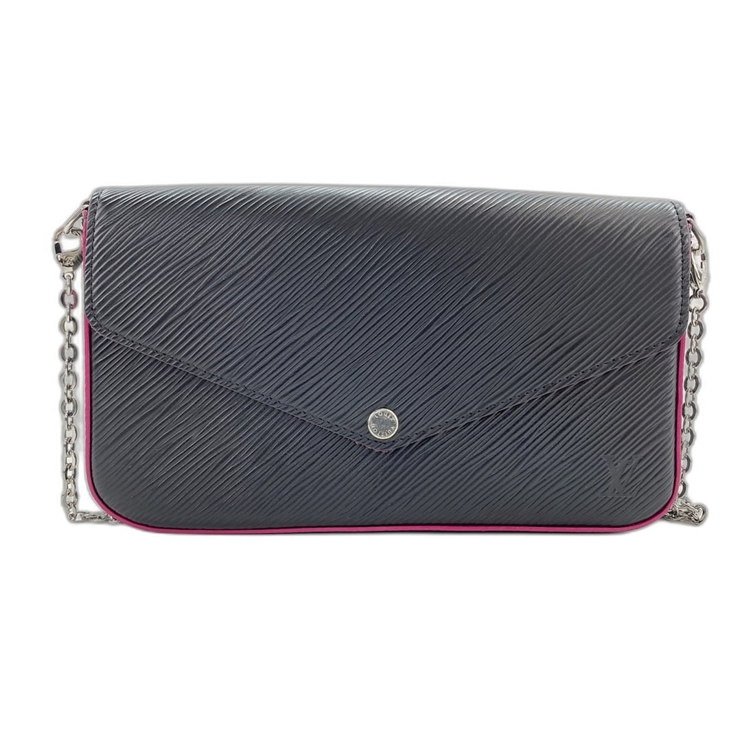 Louis Vuitton Pochette Felicie Shoulder Bag, Black: --- Catalog ---Category: SizeSize (HxWxD): 12cm x 22cm x 3cm / 4.72'' x 8.66'' x 1.18''Category: DesignType: Pochette, Shoulder bagColor: BlackGender: WomenCategory: GeneralBrand: Louis Vuitton---