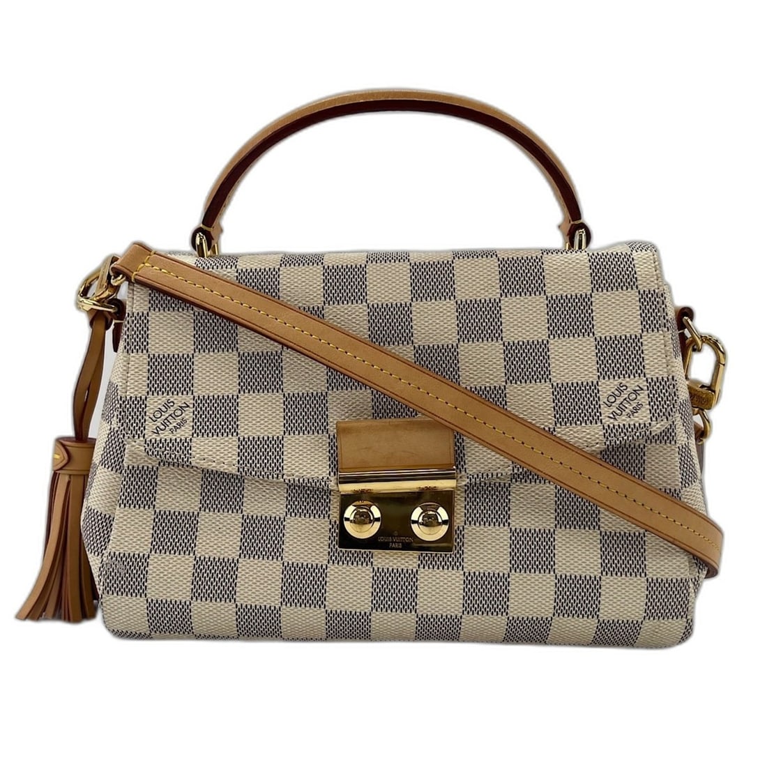 Louis Vuitton Croisette Handbag, White: --- Catalog ---Category: SizeSize (HxWxD): 16cm x 23cm x 8cm / 6.29'' x 9.05'' x 3.14''Category: DesignType: HandbagColor: WhiteGender: WomenCategory: GeneralBrand: Louis Vuitton--- Item List