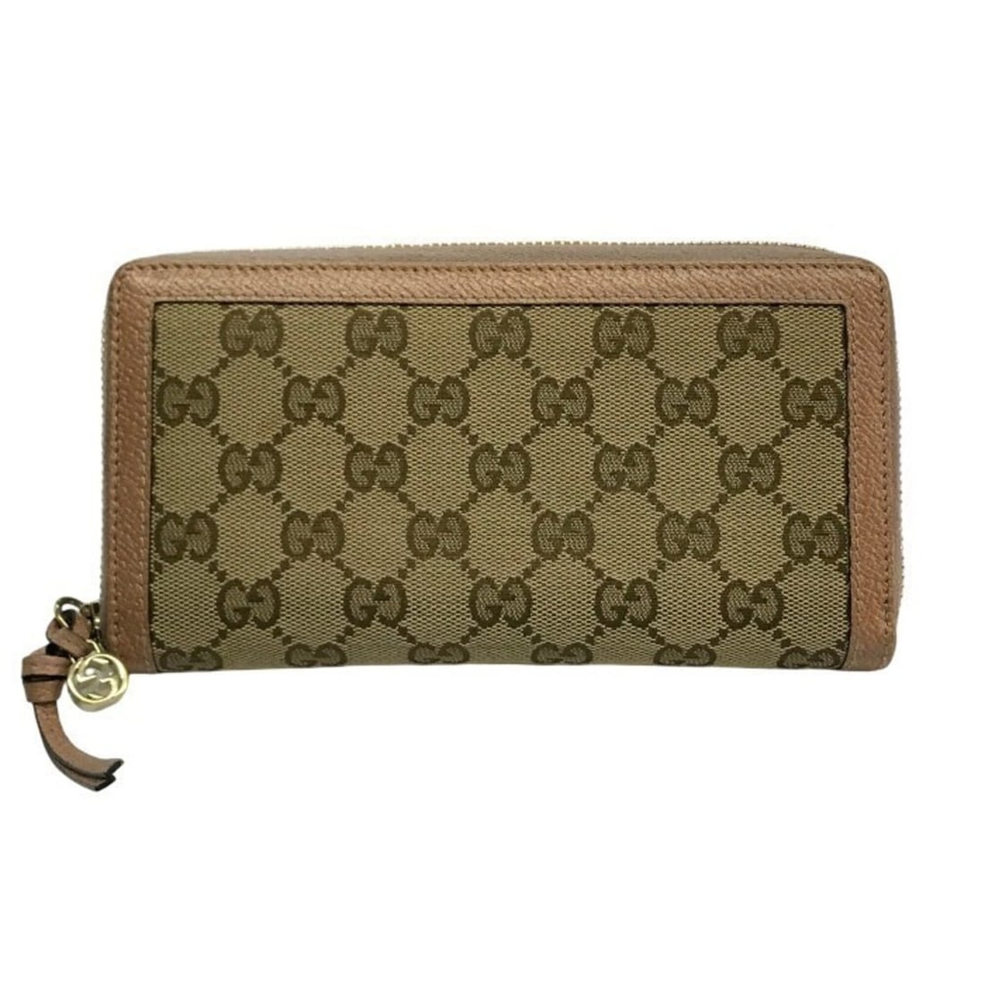 GUCCI GG Canvas Long Wallet for Women, Leather, Round, Pink/Beige, 323397: --- Catalog ---Category: SizeSize (HxWxD): 10cm x 19cm x 2cm / 3.93'' x 7.48'' x 0.78''Category: DesignType: Long wallet (bi-fold)Color: Pink beigeGender: WomenMaterial: GG canvas Category: GeneralBra