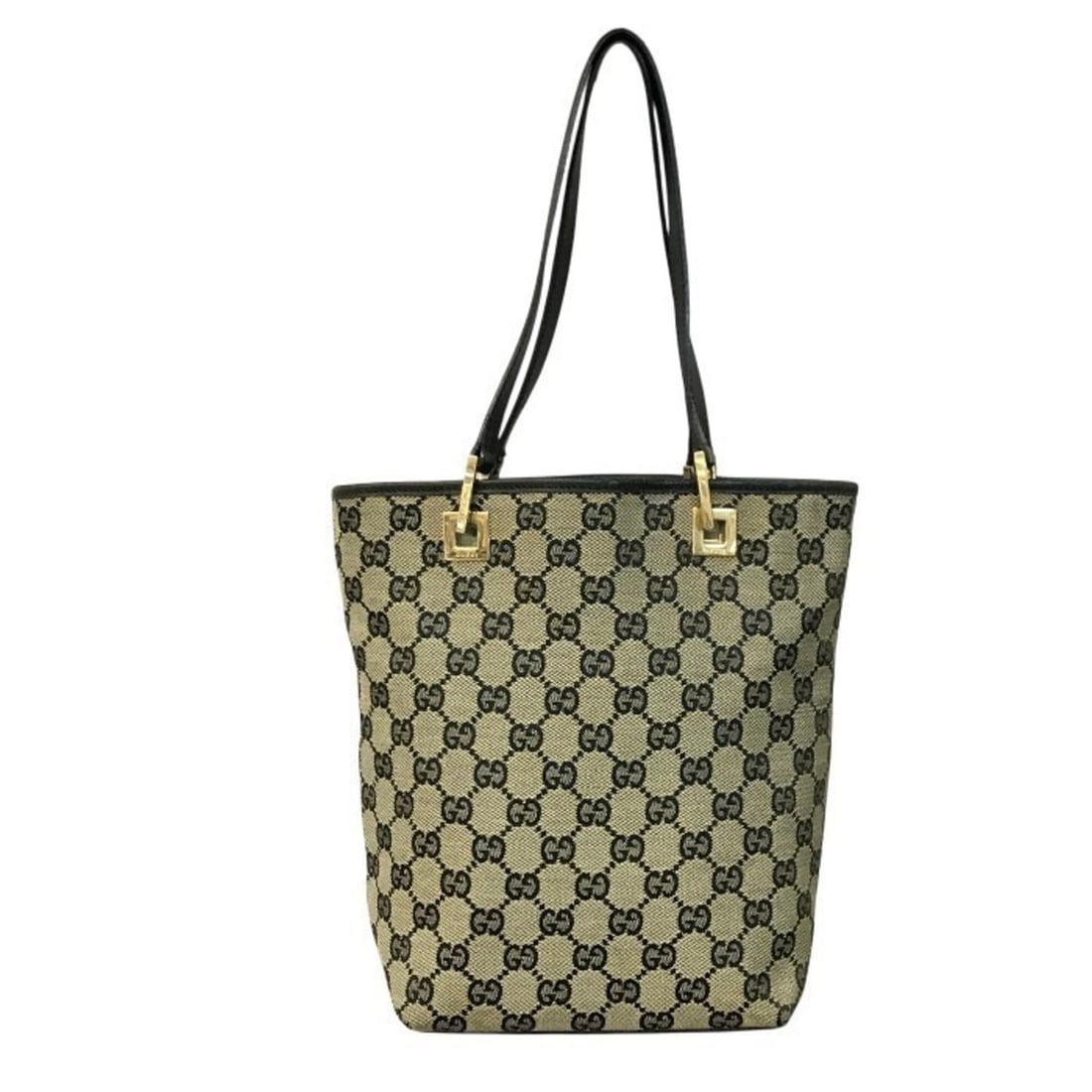 GUCCI GG Canvas Tote Bag for Women, Black, 002058: --- Catalog ---Category: SizeSize (HxWxD): 24cm x 17cm x 9cm / 9.44'' x 6.69'' x 3.54''Category: DesignType: Tote bagColor: BlackGender: WomenCategory: GeneralLine: GG CanvasBrand: GucciCountry of Ori