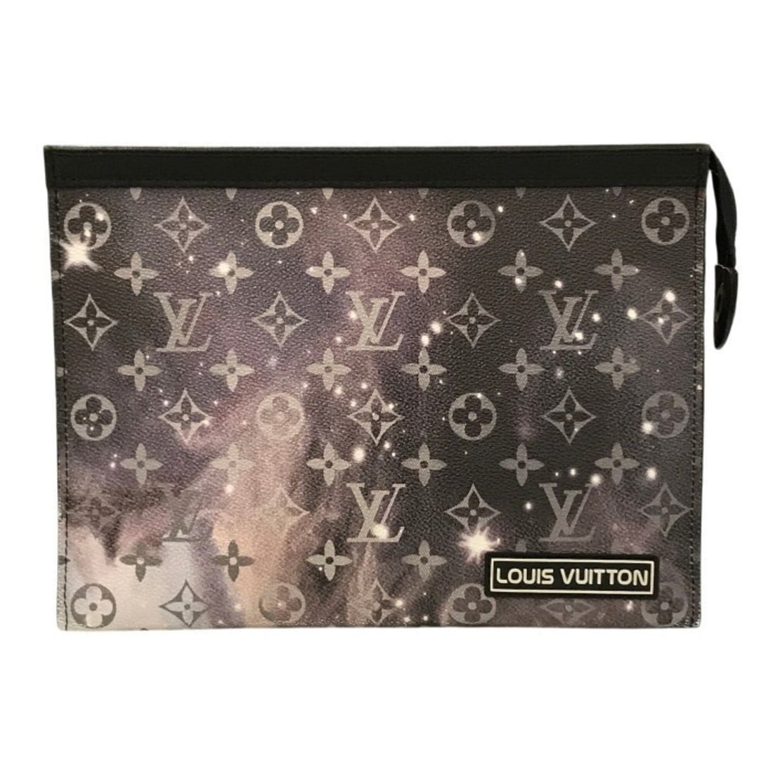 LOUIS VUITTON Louis Vuitton Monogram Galaxy Pochette Voyage MM Clutch Bag Men's Black Gray M44448: --- Catalog ---Category: SizeSize (HxWxD): 19cm x 26.5cm x 5cm / 7.48'' x 10.43'' x 1.96''Category: DesignType: Clutch bag, PochetteColor: Black, GrayGender: MenCategory: GeneralBrand: Louis VuittonCo