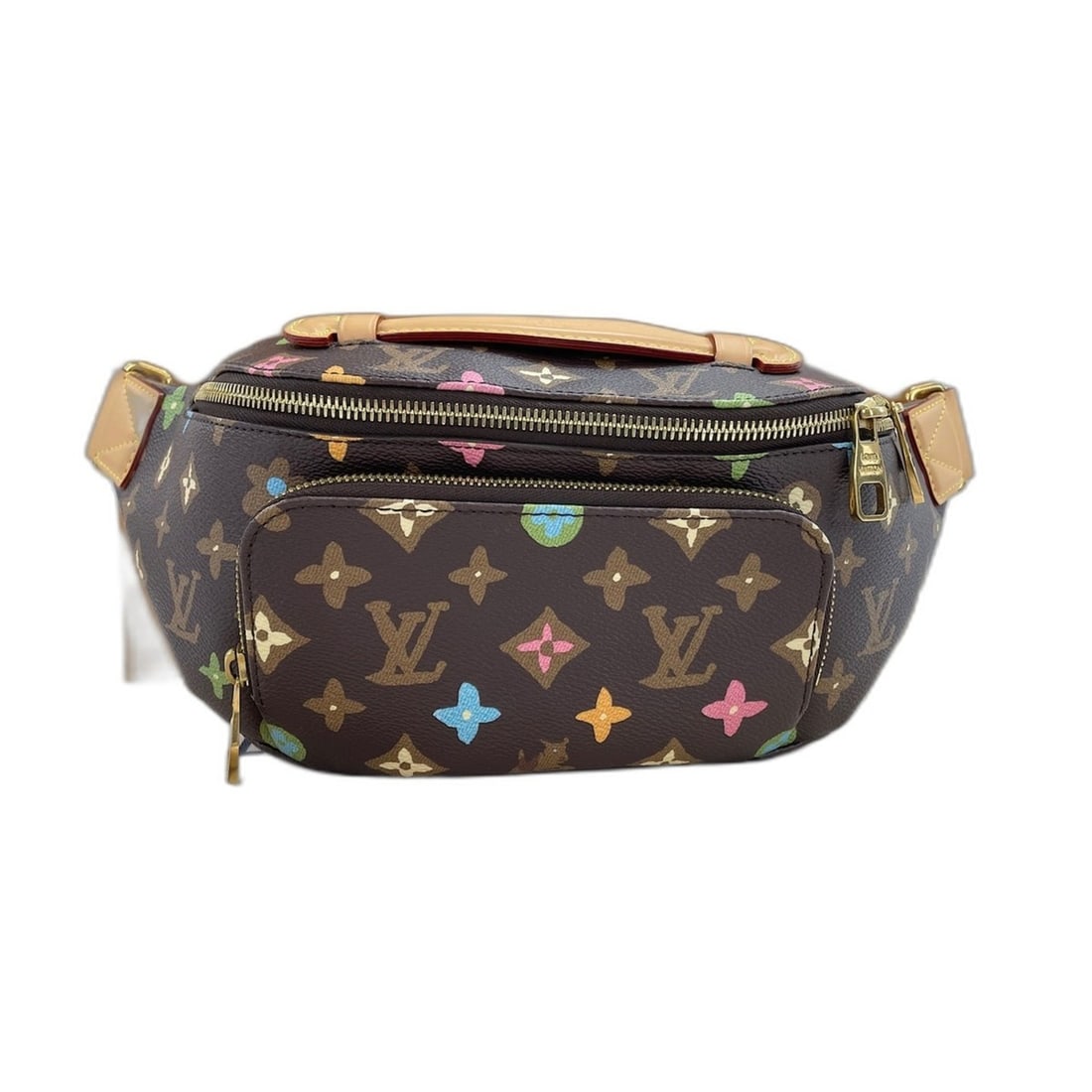Louis Vuitton LOUIS VUITTON Rush Bum Bag Waist Brown: --- Catalog ---Category: SizeSize (HxWxD): 15cm x 34cm x 7cm / 5.9'' x 13.38'' x 2.75''Category: DesignType: Fanny packColor: BrownGender: WomenCategory: GeneralBrand: Louis Vuitton--- Item List ---Se