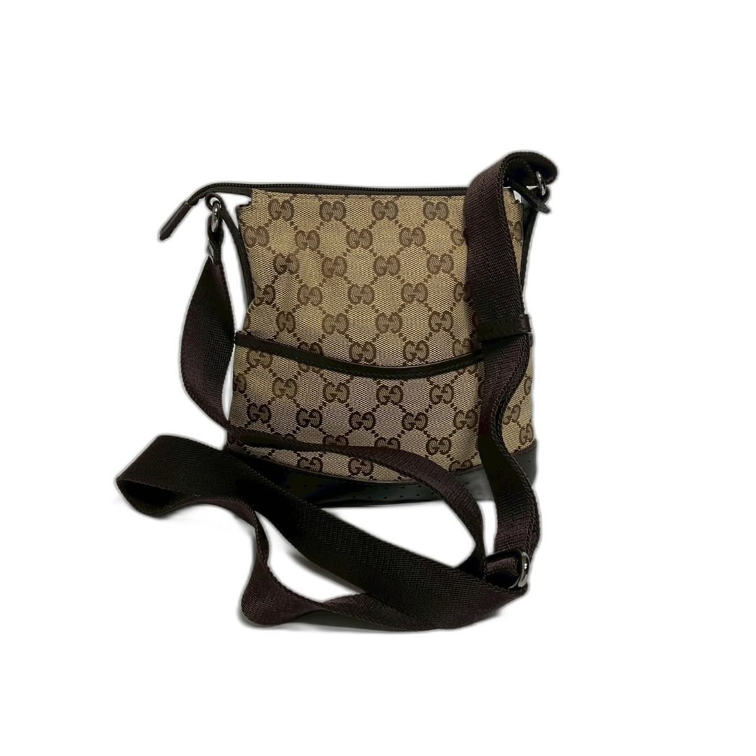 Gucci shoulder bag, brown: --- Catalog ---Category: SizeSize (HxWxD): 20cm x 20cm x 1cm / 7.87'' x 7.87'' x 0.39''Strap Length: 135cm / 53.14''Category: DesignType: Shoulder bagColor: BrownGender: WomenCategory: GeneralBrand: G