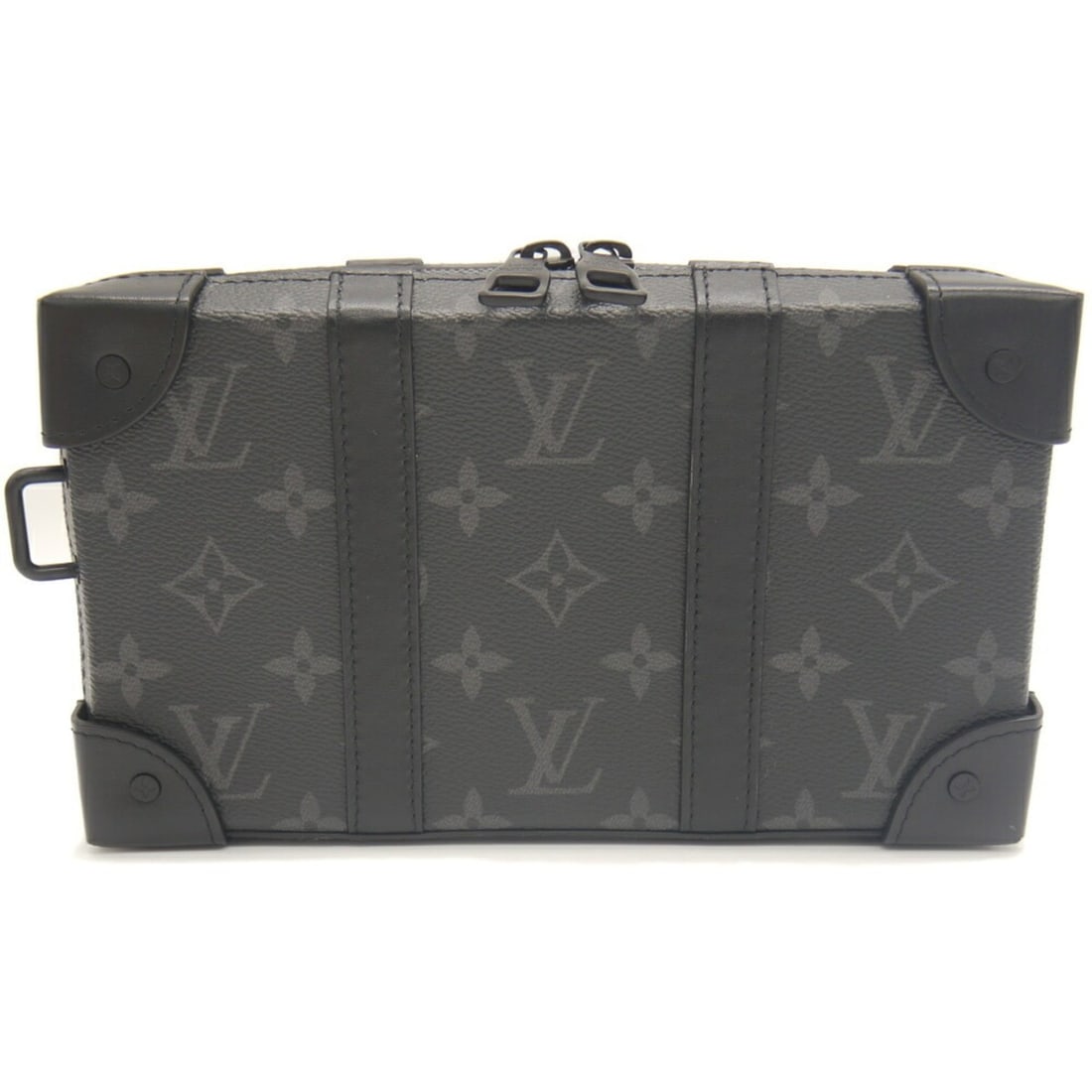 LOUIS VUITTON Soft Trunk Wallet Monogram Eclipse M69838 Shoulder Bag: --- Catalog ---Category: SizeSize (HxWxD): 13cm x 23cm x 5cm / 5.11'' x 9.05'' x 1.96''Category: DesignType: Shoulder bagColor: BlackGender: WomenMaterial: Monogram Eclipse , Leather Category: General