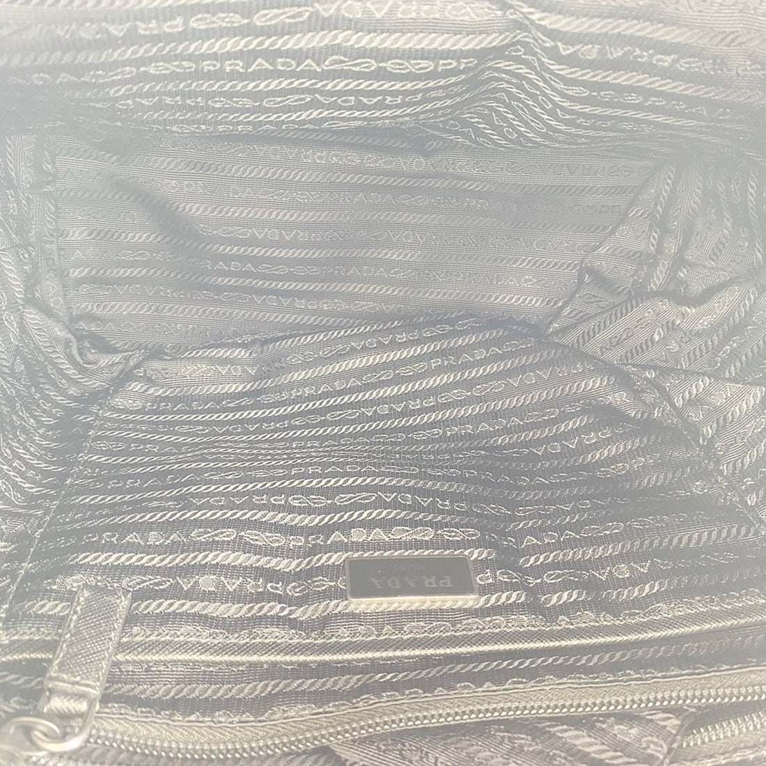Prada Heart Backpack, Nylon, Black - 10