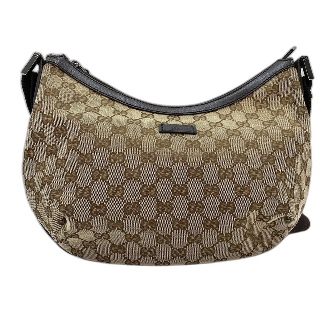 Gucci shoulder bag, brown: --- Catalog ---Category: SizeSize (HxWxD): 22cm x 27cm x 1cm / 8.66'' x 10.62'' x 0.39''Category: DesignType: Shoulder bagColor: BrownGender: WomenCategory: GeneralBrand: Gucci--- Item List ---Section