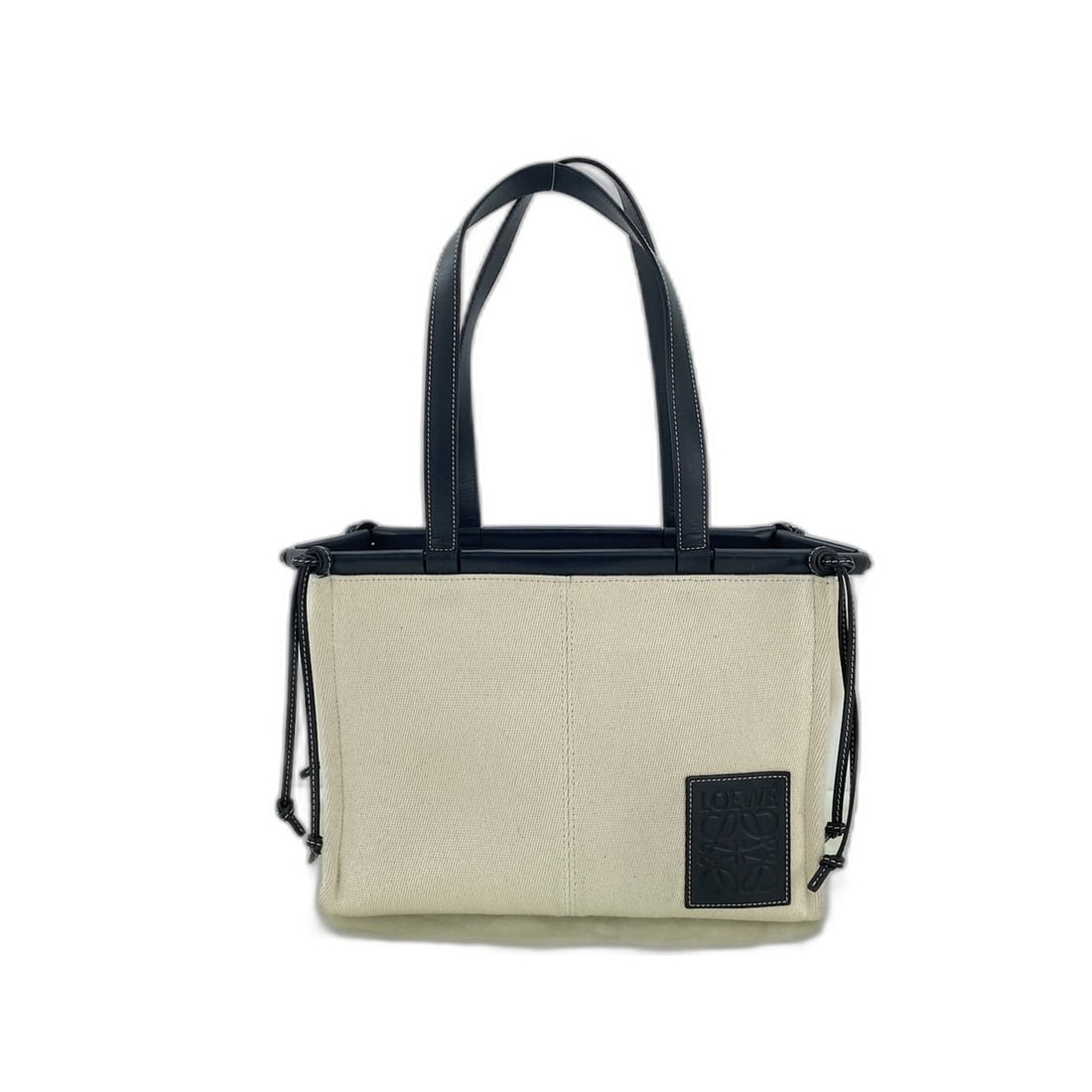Loewe Cushion Tote Bag, Canvas, Beige: --- Catalog ---Category: SizeSize (HxWxD): 22cm x 40cm x 10cm / 8.66'' x 15.74'' x 3.93''Category: DesignType: Tote bagColor: BeigeGender: WomenMaterial: Canvas Category: GeneralBrand: Loewe--- Item L