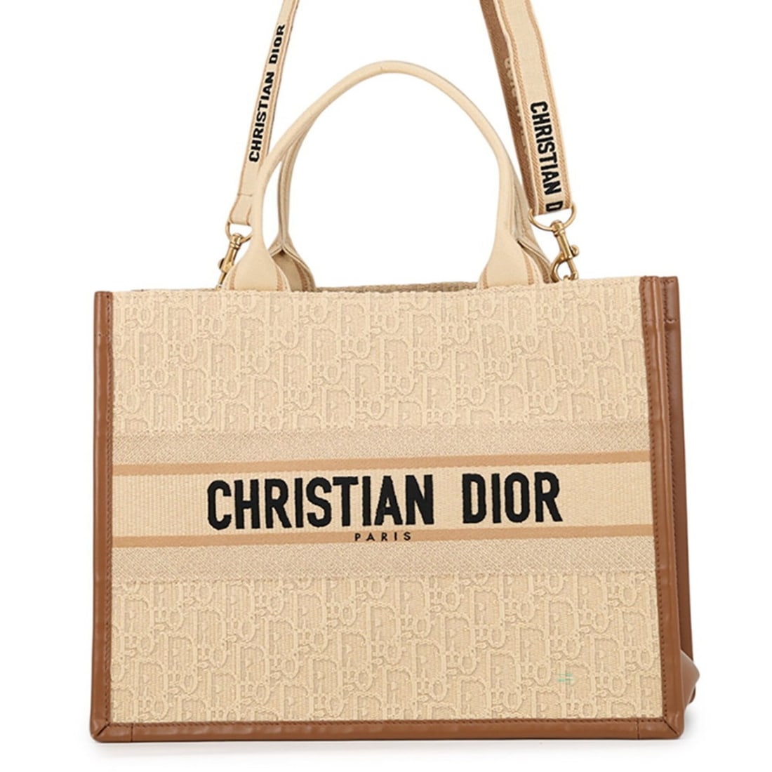 Christian Dior Dior Book Tote Medium Canvas M1324CZCC Christian 2-way Handbag for Women: --- Catalog ---Category: SizeSize (HxWxD): 27.5cm x 36cm x 16cm / 10.82'' x 14.17'' x 6.29''Category: DesignType: Handbag, Tote bagColor: Beige brownGender: WomenMaterial: Canvas Category: GeneralMPN: