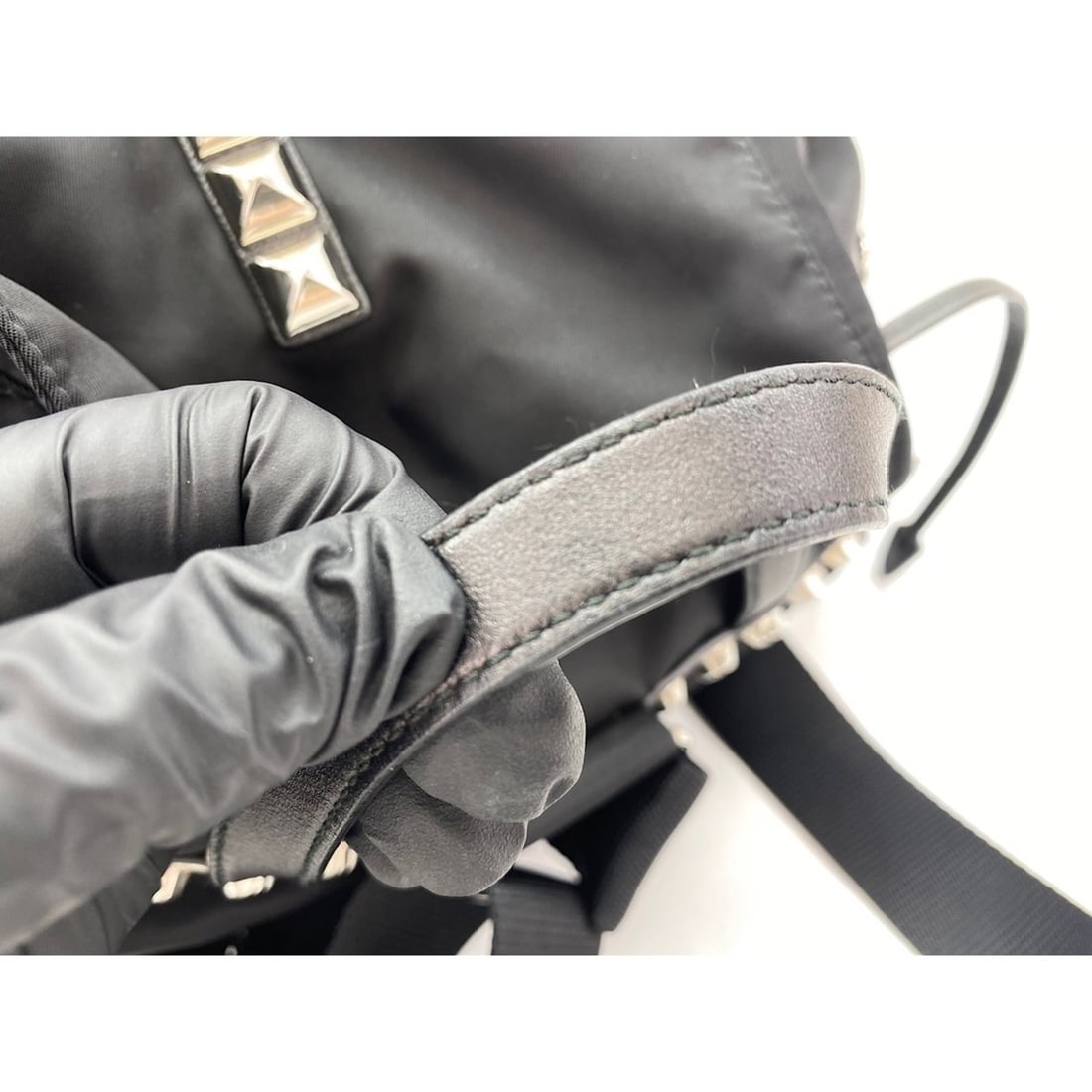 Prada NEW VELA Backpack, Nylon, Black - 11