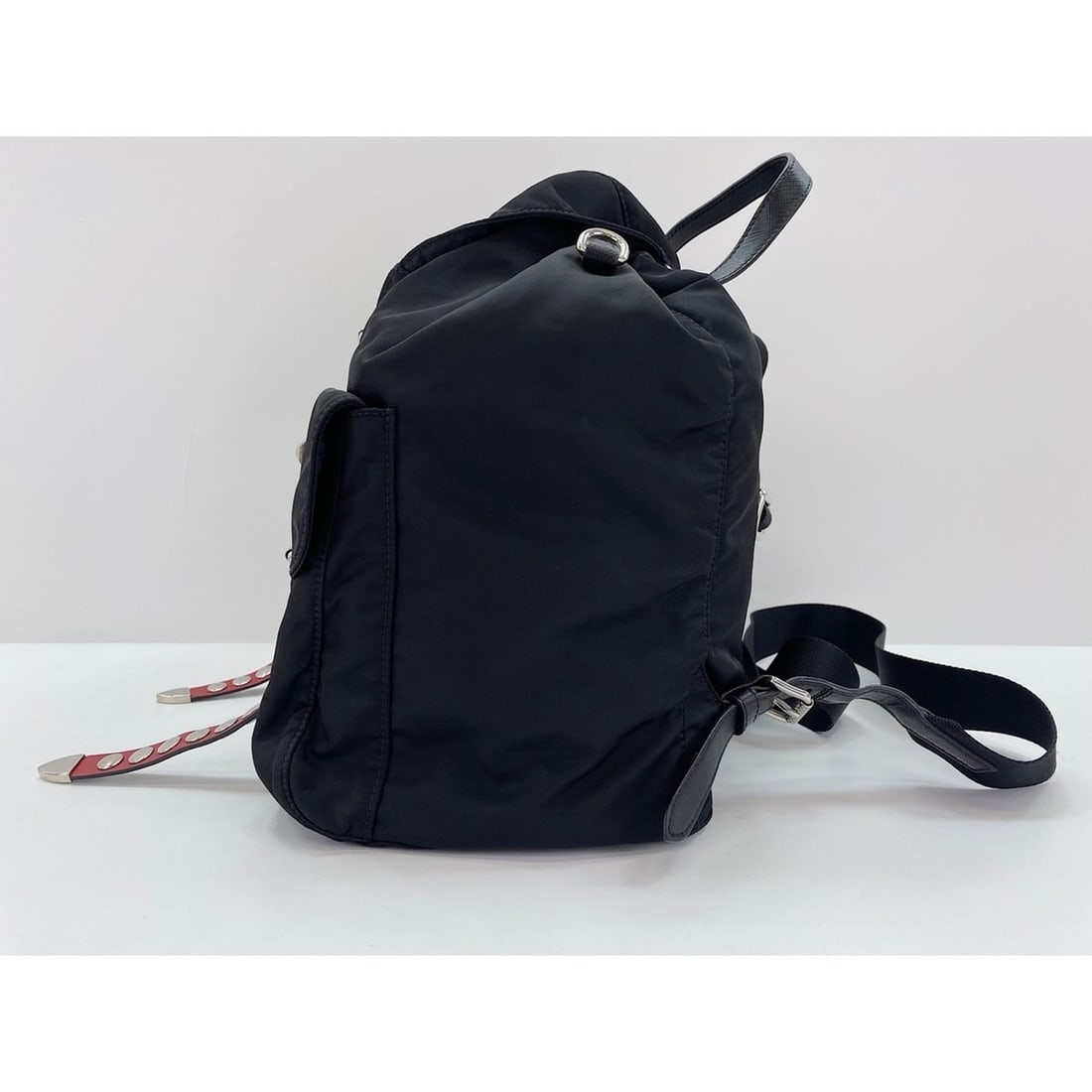 Prada NEW VELA Backpack, Nylon, Black - 4