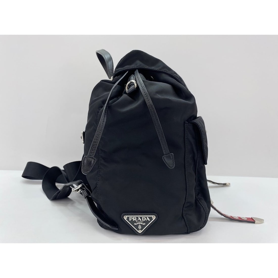 Prada NEW VELA Backpack, Nylon, Black - 5