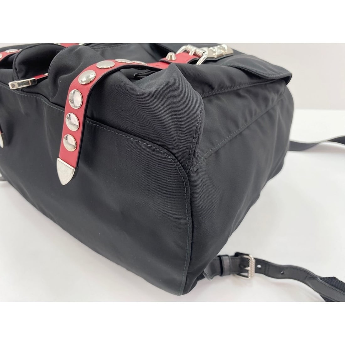 Prada NEW VELA Backpack, Nylon, Black - 8
