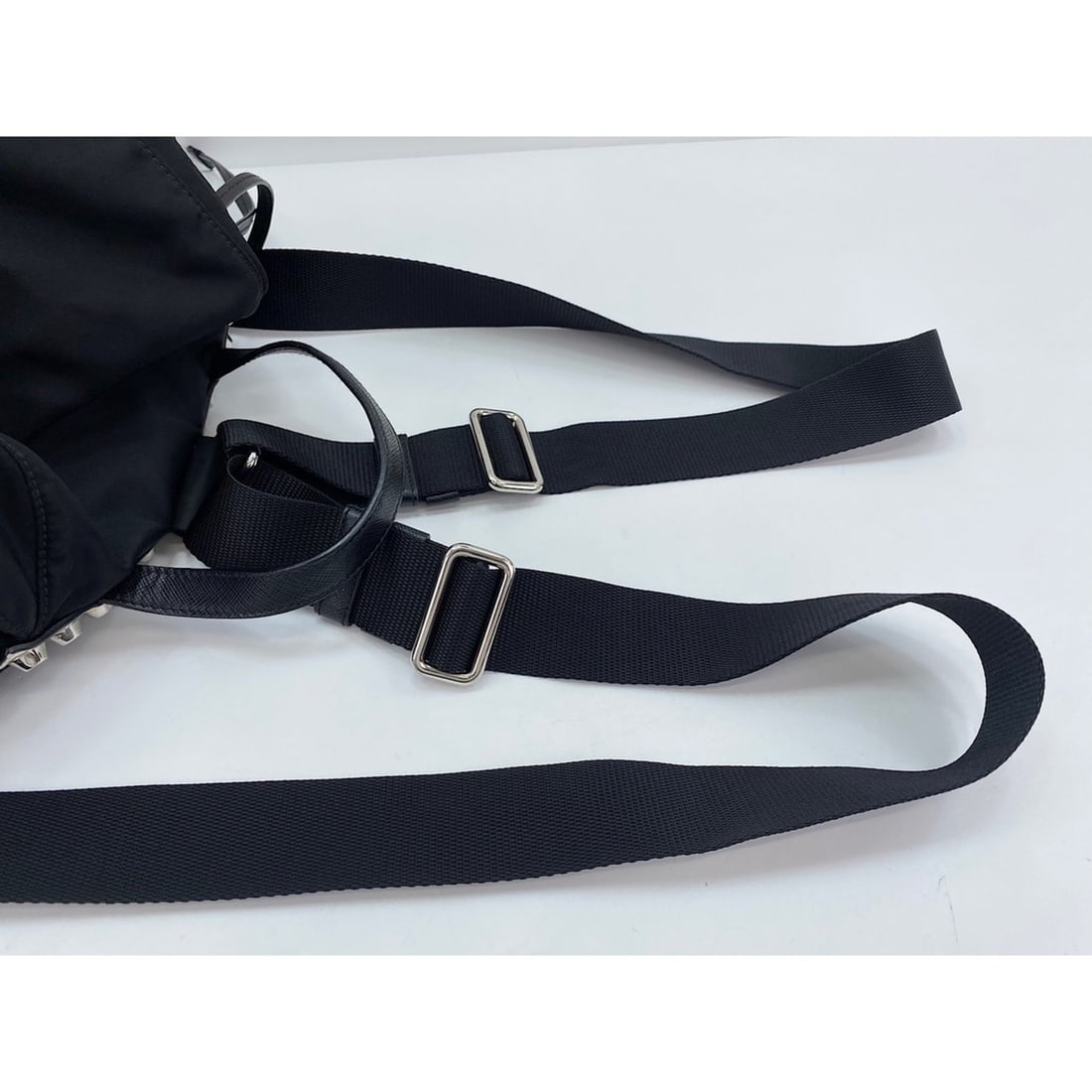 Prada NEW VELA Backpack, Nylon, Black - 9
