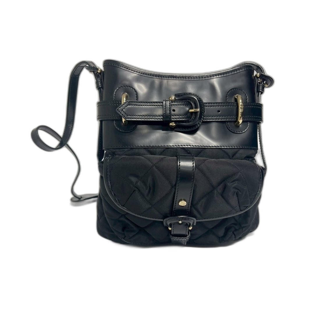 Burberry shoulder bag, nylon, black.: --- Catalog ---Category: SizeSize (HxWxD): 26cm x 24cm x 3cm / 10.23'' x 9.44'' x 1.18''Category: DesignType: Shoulder bagColor: BlackGender: WomenMaterial: Nylon Category: GeneralBrand: Burberry---