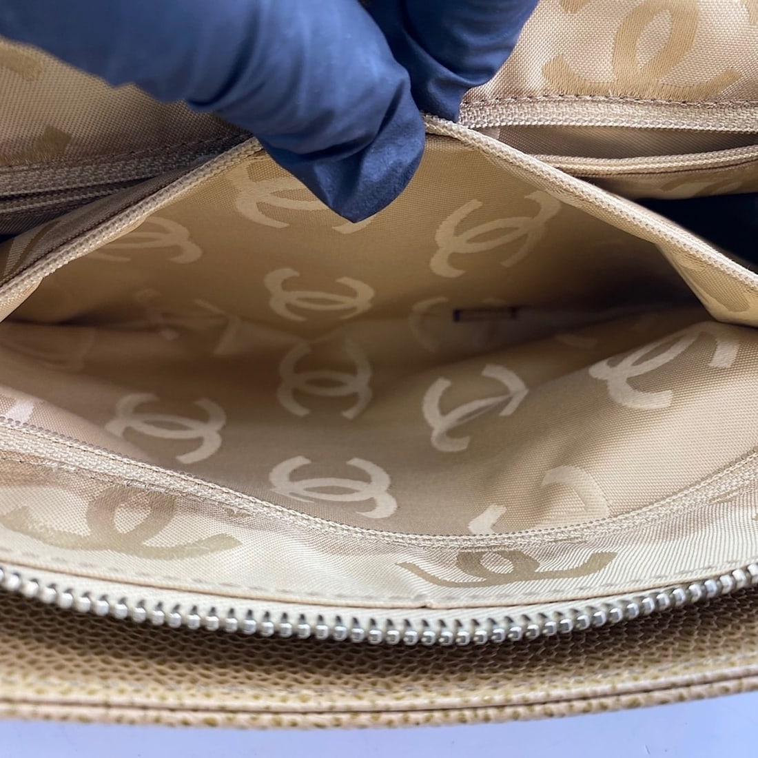 Chanel shoulder bag, beige - 13