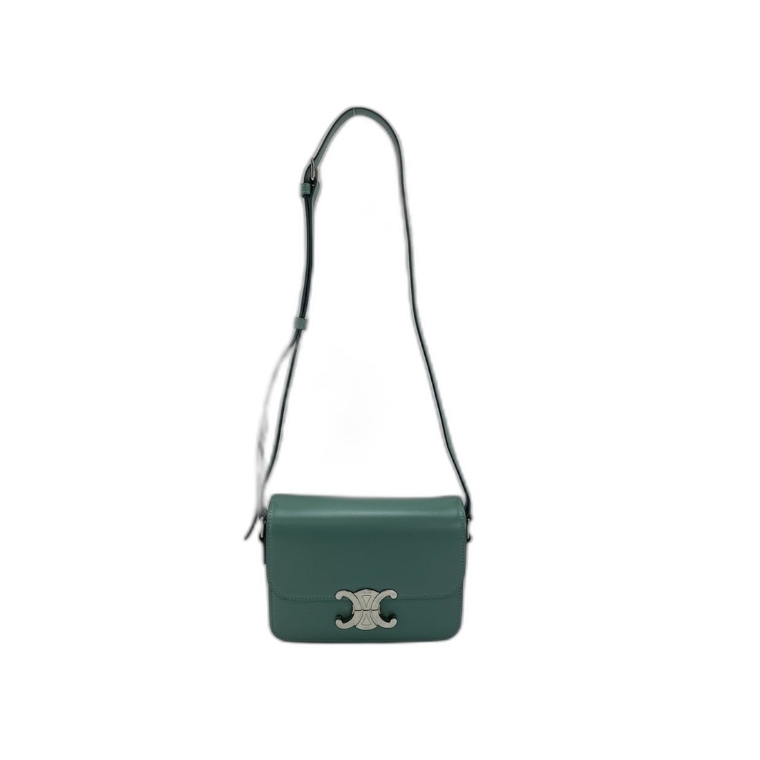 Celine Teen Shoulder Bag, Leather, Green: --- Catalog ---Category: SizeSize (HxWxD): 13cm x 18cm x 6cm / 5.11'' x 7.08'' x 2.36''Category: DesignType: Shoulder bagColor: GreenGender: WomenMaterial: Leather Category: GeneralBrand: Celine---