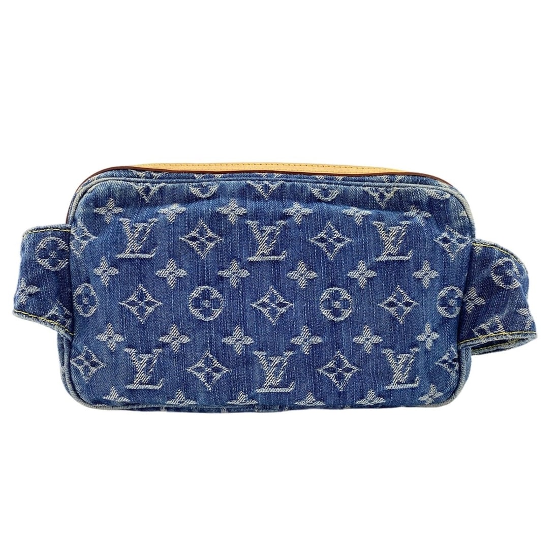 Louis Vuitton Monogram Denim Bum Bag Shoulder Bag, Blue: --- Catalog ---Category: SizeSize (HxWxD): 15cm x 24cm x 5cm / 5.9'' x 9.44'' x 1.96''Category: DesignType: Shoulder bagColor: BlueGender: WomenClosure: BeltMaterial: Monogram Denim Category: GeneralB