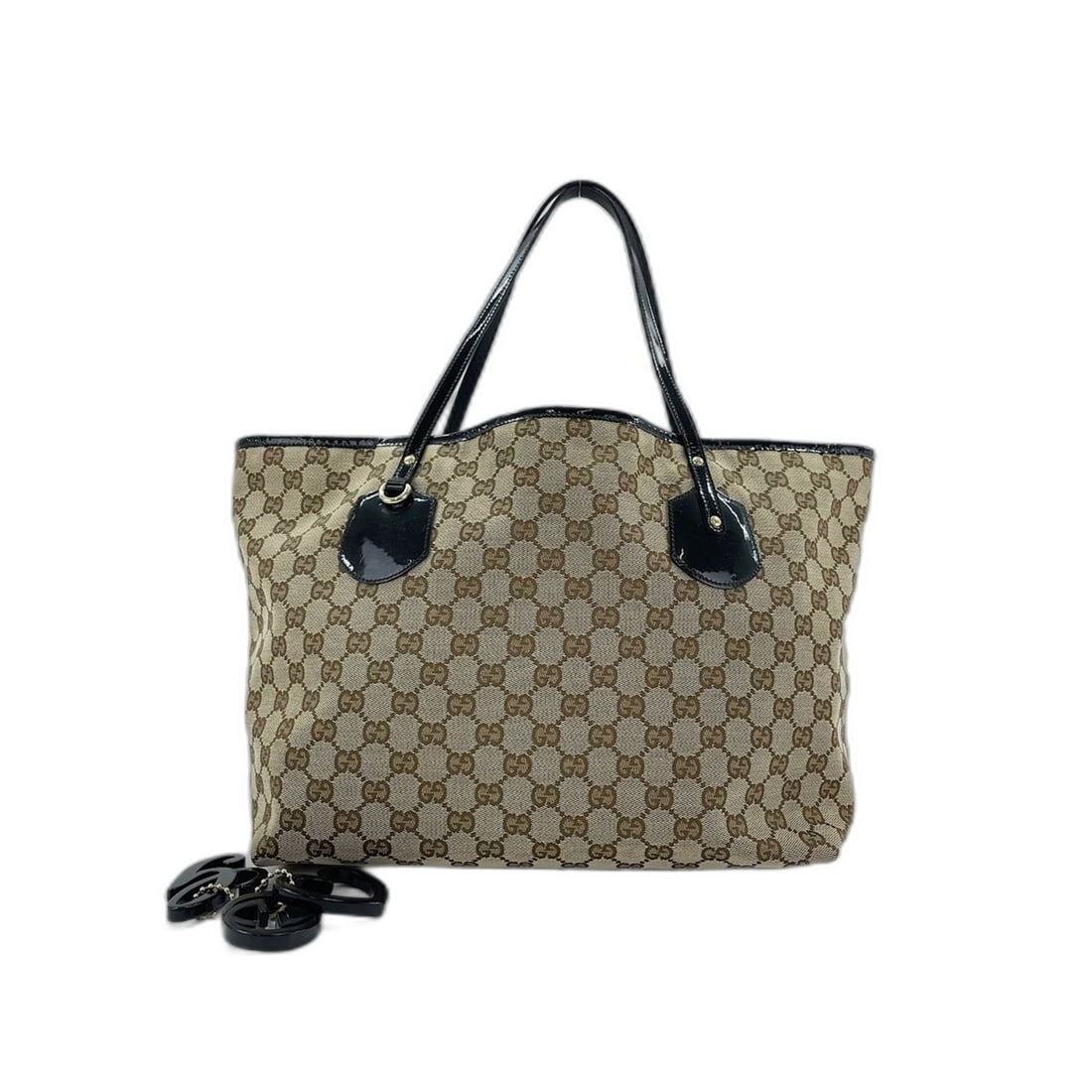 Gucci tote bag, brown: --- Catalog ---Category: SizeSize (HxWxD): 24cm x 44cm x 15cm / 9.44'' x 17.32'' x 5.9''Category: DesignType: Tote bagColor: BrownGender: WomenCategory: GeneralBrand: Gucci--- Item List ---Section: