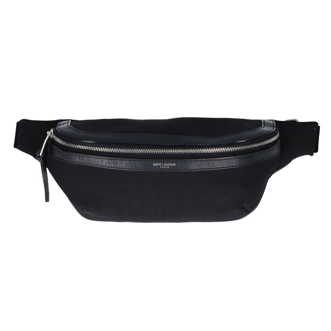 Yves Saint Laurent SAINT LAURENT PARIS 557831 Canvas Leather Belt Bag Waist Black Men's: --- Catalog ---Category: SizeSize (HxWxD): 12cm x 25cm x 8cm / 4.72'' x 9.84'' x 3.14''Category: DesignType: Fanny packColor: BlackGender: MenMaterial: Canvas Category: GeneralBrand: Saint Laurent--- 