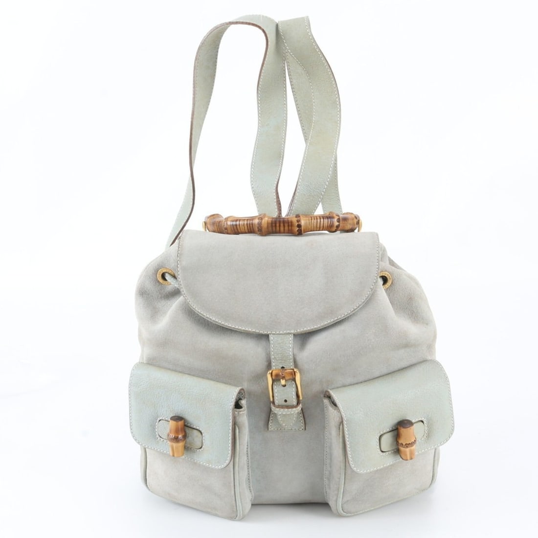 Gucci Bamboo 003 2058 0016 Leather Backpack, Rucksack, Handbag, Brand Name, Women's: --- Catalog ---Category: SizeSize (HxWxD): 26cm x 31cm x 12cm / 10.23'' x 12.2'' x 4.72''Category: DesignType: BackpackColor: GreenGender: WomenMaterial: Leather Category: GeneralBrand: GucciCountry o