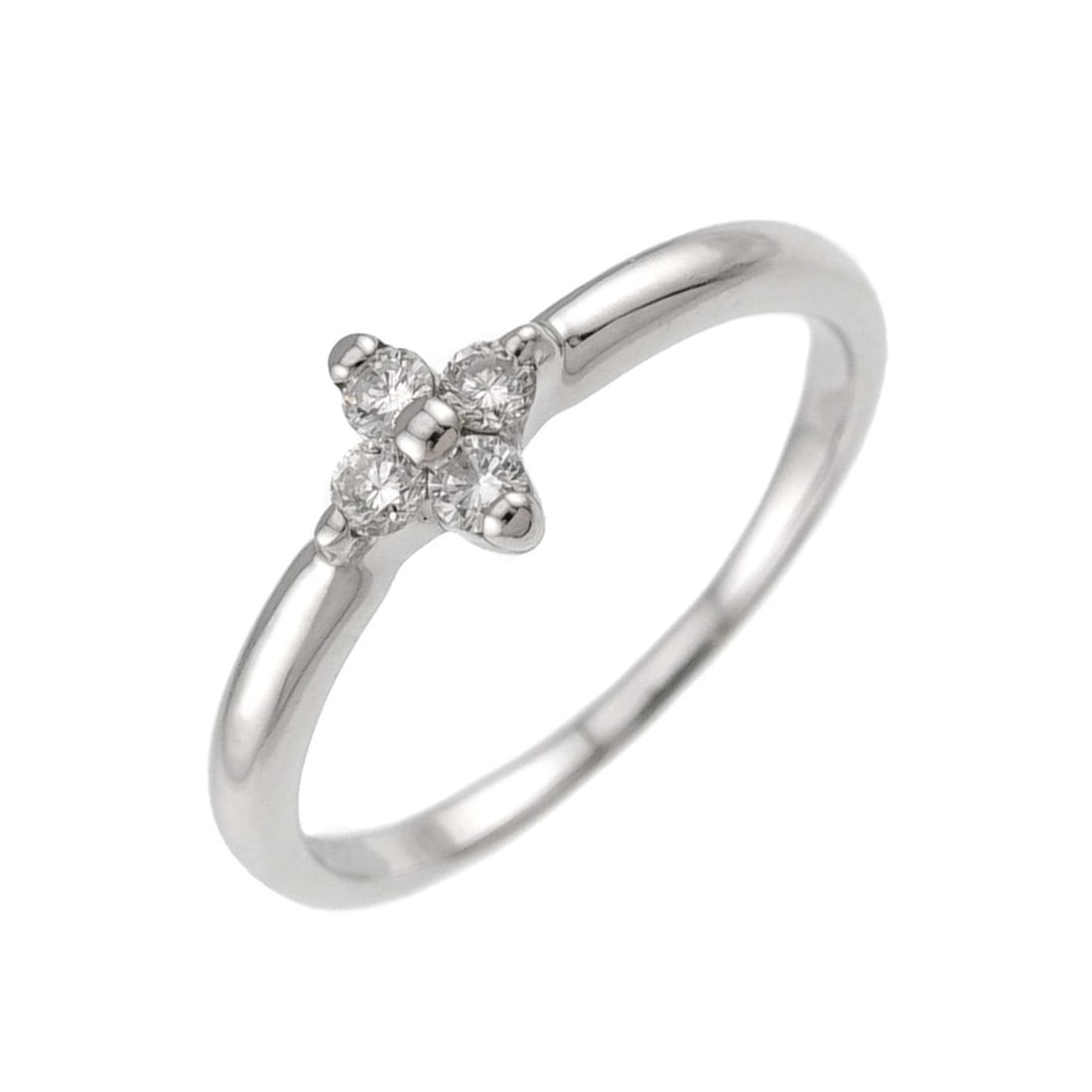 Christian Dior Diamond Ring, Platinum Ring: --- Catalog ---Category: SizeJP Size: 9US Size: 5Category: DesignType: Band ringGender: WomenMaterial: Platinum 900Category: GeneralBrand: Christian Dior--- Item List ---Section: ConditionRanking: Ran