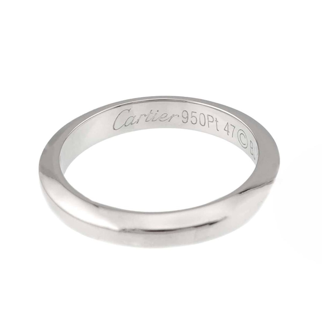 Cartier Declaration Ring #47, Platinum. - 4