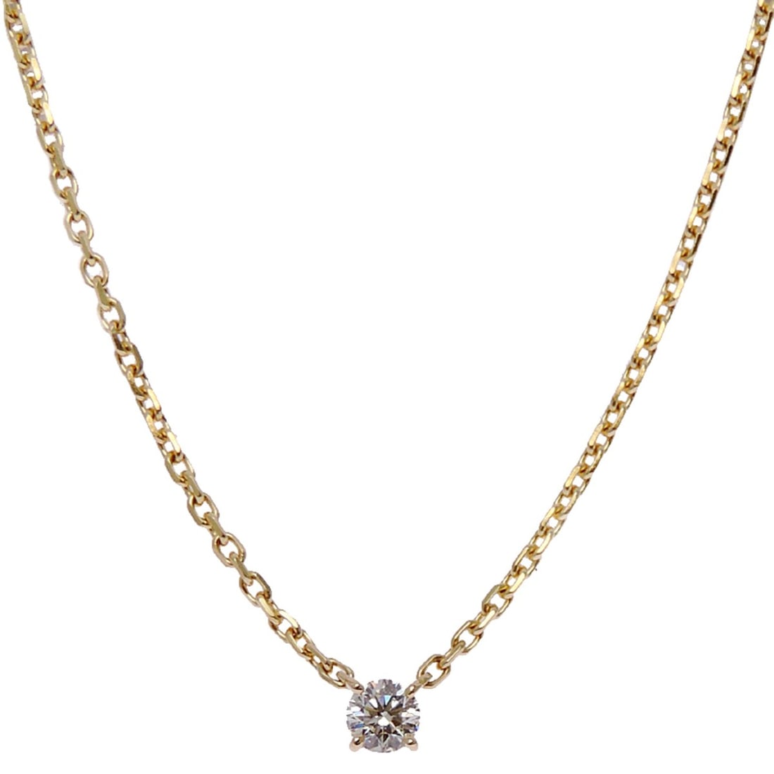 Cartier 0.25ct Diamond Love Support Women's Necklace N7046100 750 Yellow Gold: --- Catalog ---Category: SizePendant Size: 4mm x 4mm / 0.15'' x 0.15''Neck Circumference: 44 cm / 17.32''Category: DesignStone: DiamondGender: WomenMaterial: Yellow gold (18K)Necklace Type: NecklaceCa