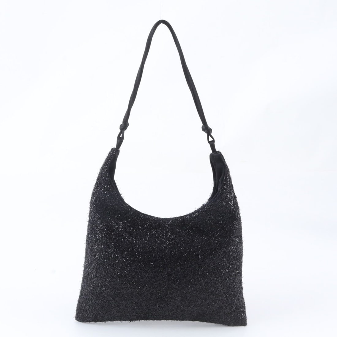 Prada Glitter One-Shoulder Bag Handbag Black Brand Women's: --- Catalog ---Category: SizeSize (HxWxD): 17cm x 24cm x 2cm / 6.69'' x 9.44'' x 0.78''Category: DesignType: Handbag, Shoulder bagColor: BlackGender: WomenCategory: GeneralBrand: PradaCountry of Origi