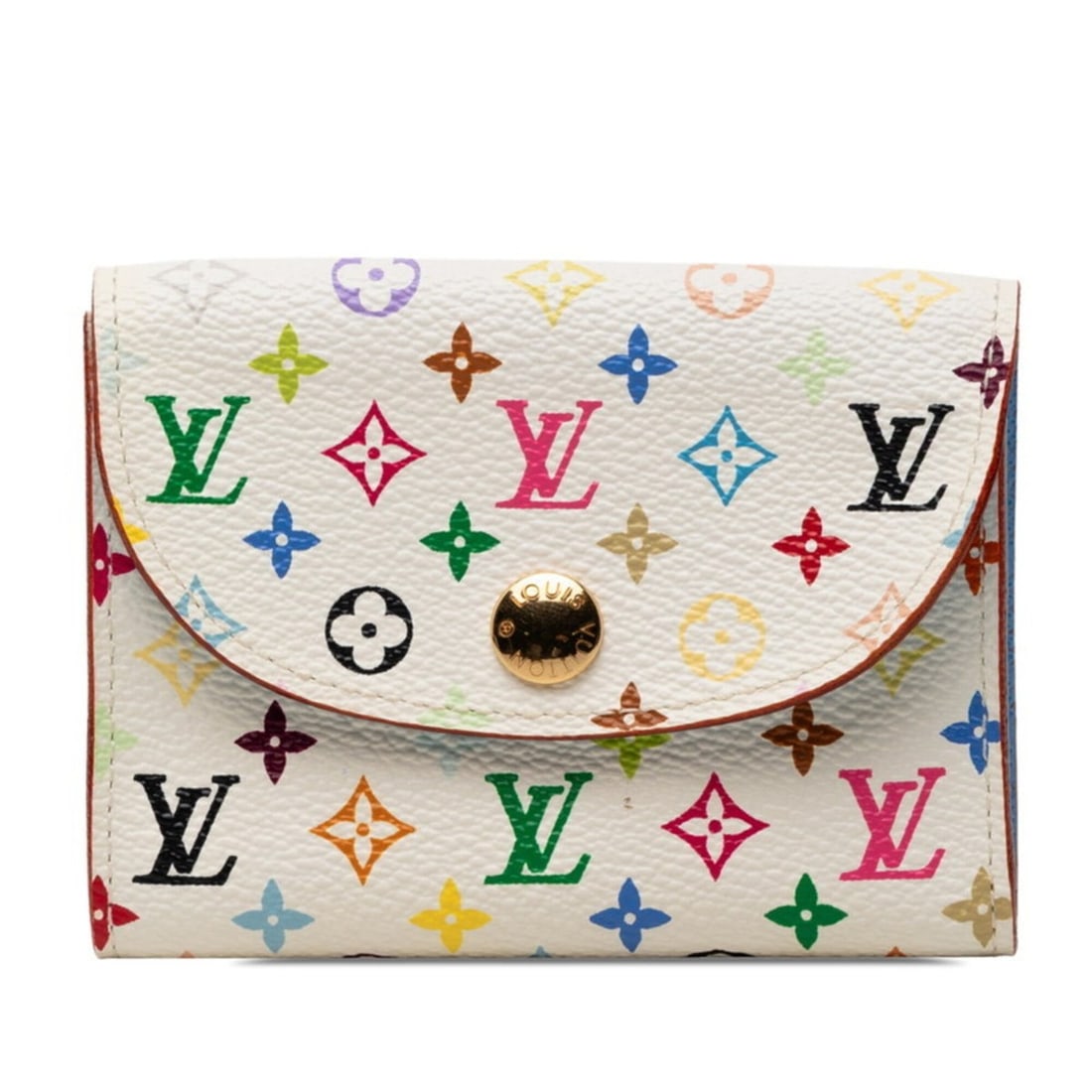 Louis Vuitton Monogram Multicolor Enveloppe Carte de Visite Business Card Holder/Card Case, White: --- Catalog ---Category: DesignType: Business card caseColor: Blue, WhiteGender: WomenCategory: GeneralBrand: Louis VuittonCategory: Physical PropertiesSize (HxWxD): 7.5cm x 10.5cm x 1.5cm / 2.95'' x 