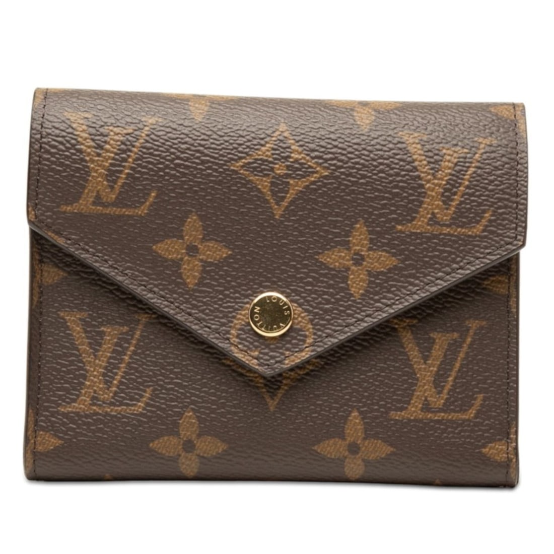 Louis Vuitton Monogram Portefeuille Victorine Tri-fold Wallet M62472 Brown Leather Women's LOUIS: --- Catalog ---Category: SizeSize (HxWxD): 9.5cm x 12cm x 2cm / 3.74'' x 4.72'' x 0.78''Category: DesignType: Wallet (tri-fold)Color: BrownGender: WomenMaterial: PVC , Leather Category: GeneralMPN: M6