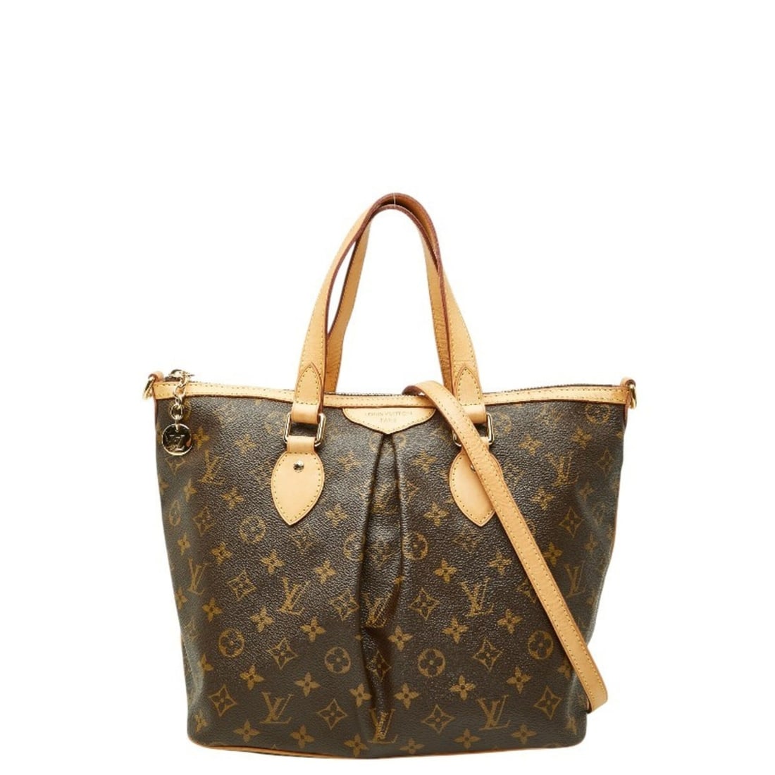 Louis Vuitton Monogram Palermo PM Handbag Shoulder Bag 2WAY M40145 Brown Leather Women's LOUIS: --- Catalog ---Category: SizeSize (HxWxD): 27cm x 37cm x 17cm / 10.62'' x 14.56'' x 6.69''Category: DesignType: Handbag, Shoulder bagColor: BrownGender: WomenMaterial: PVC , Leather Category: GeneralM