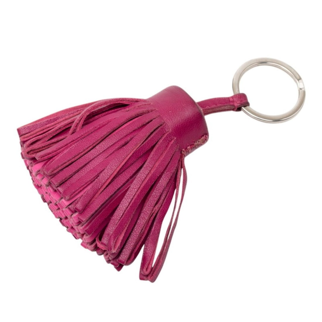 Hermes Carmen Accessory Bag Charm Keychain Pink Agneau Milo Women's HERMES: --- Catalog ---Category: DesignType: Handbag charmColor: PinkGender: WomenMaterial: Agneau MiloCategory: GeneralBrand: Hermes--- Item List ---Section: ConditionRanking: Rank AB Used - Traces of usage,