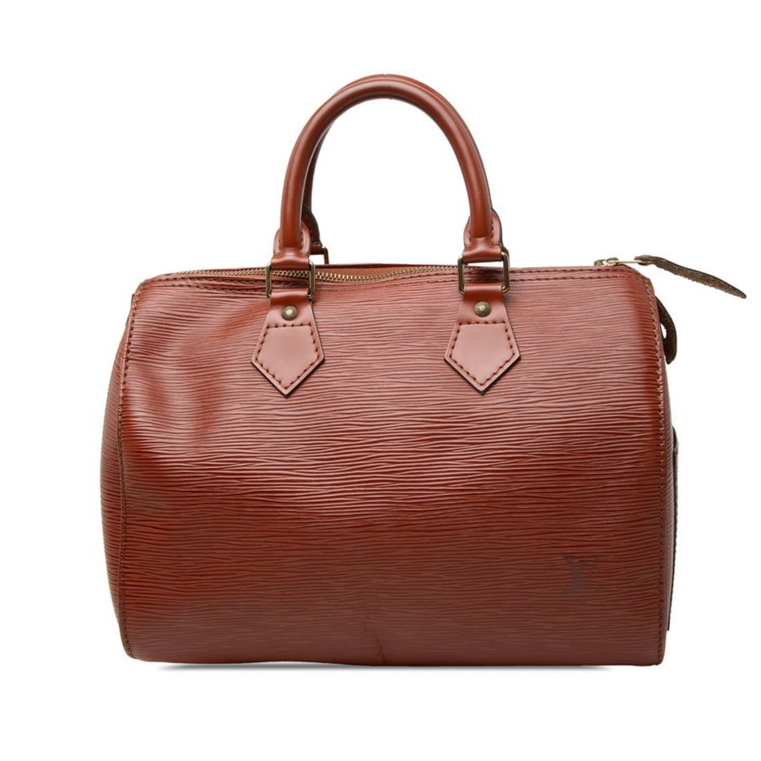 Louis Vuitton Epi Speedy 25 Handbag Mini Boston Bag M43013 Kenya Brown Leather Women's LOUIS VUITTON (1 of 14)