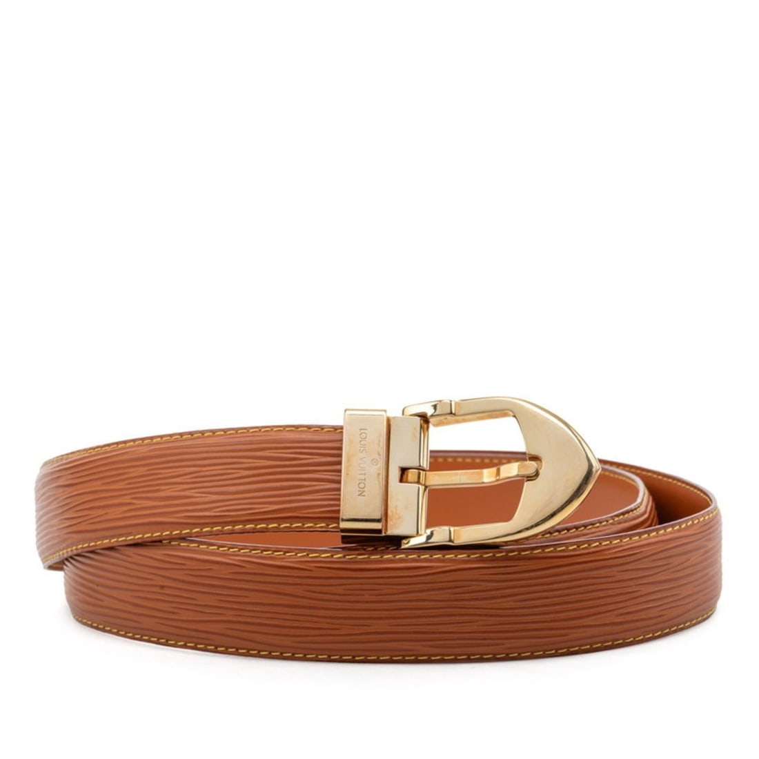 Louis Vuitton Epi Ceinture Classic Belt, Size: 110 44, R15003, Kenya Brown Leather, Women's, LOUIS: --- Catalog ---Category: SizeLength: 94cm - 104.5cm / 37'' - 41.14''Category: DesignType: Standard beltColor: BrownGender: WomenMaterial (Strap): Leather Category: GeneralMPN: R15003Brand: Louis Vuitt