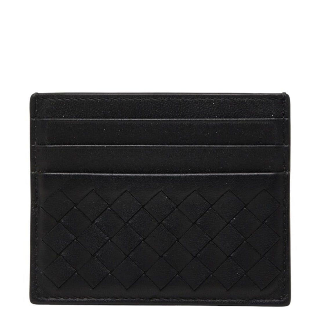 Bottega Veneta Intrecciato Piccolo Business Card Holder/Card Case, Black Leather, Women's.: --- Catalog ---Category: DesignType: Card caseColor: BlackGender: WomenMaterial: Leather Category: GeneralBrand: Bottega VenetaCategory: Physical PropertiesSize (HxWxD): 8cm x 10cm / 3.14'' x 3.93''--