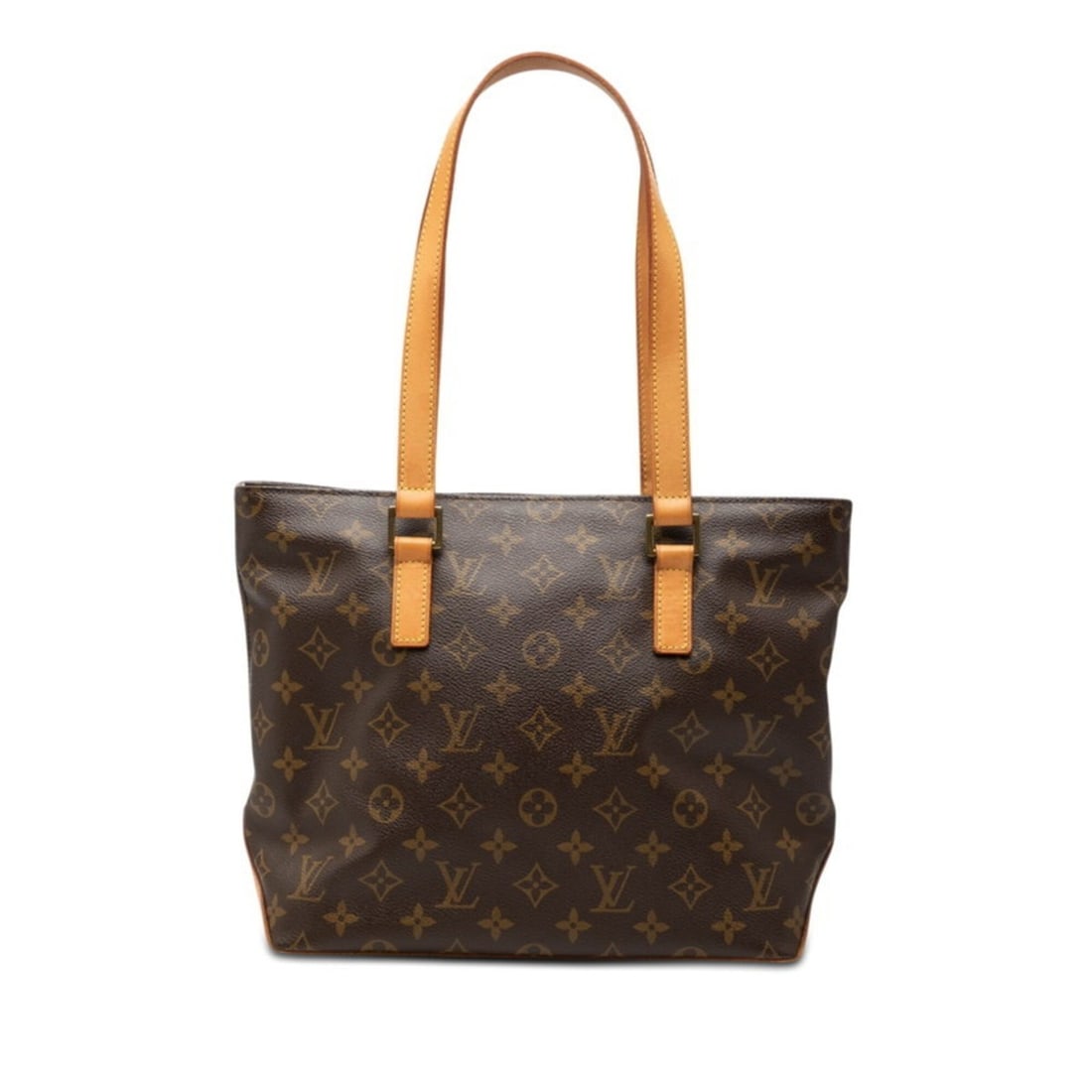 Louis Vuitton Monogram Cabas Piano Tote Bag Shoulder M51148 Brown Leather Women's LOUIS VUITTON: --- Catalog ---Category: SizeSize (HxWxD): 24cm x 33cm x 12cm / 9.44'' x 12.99'' x 4.72''Category: DesignType: Shoulder bag, Tote bagColor: BrownGender: WomenMaterial: PVC , Leather Category: GeneralM