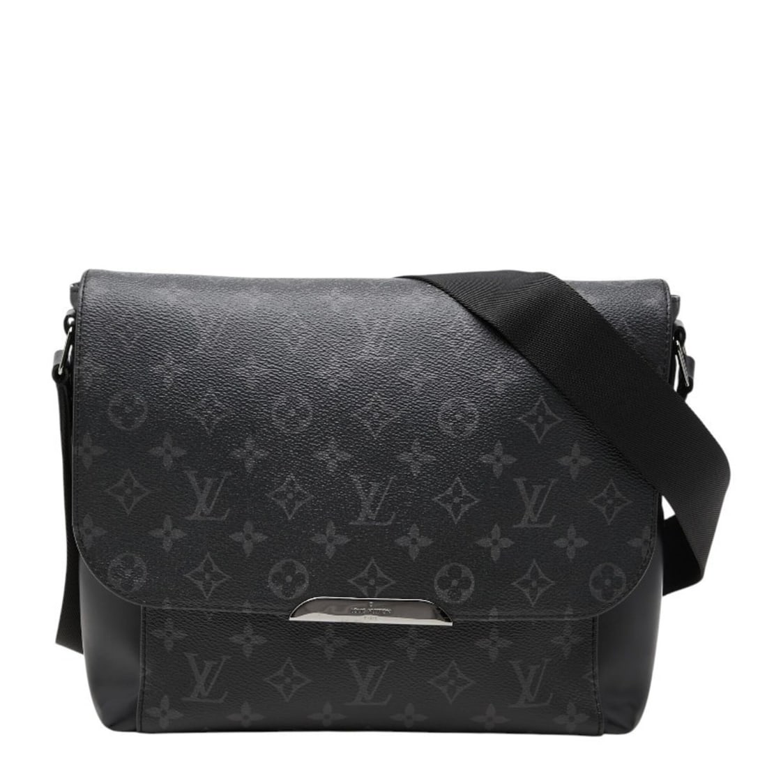 Louis Vuitton Monogram Eclipse Messenger Explorer PM Shoulder Bag M40565 Black Leather Men's LOUIS (1 of 13)