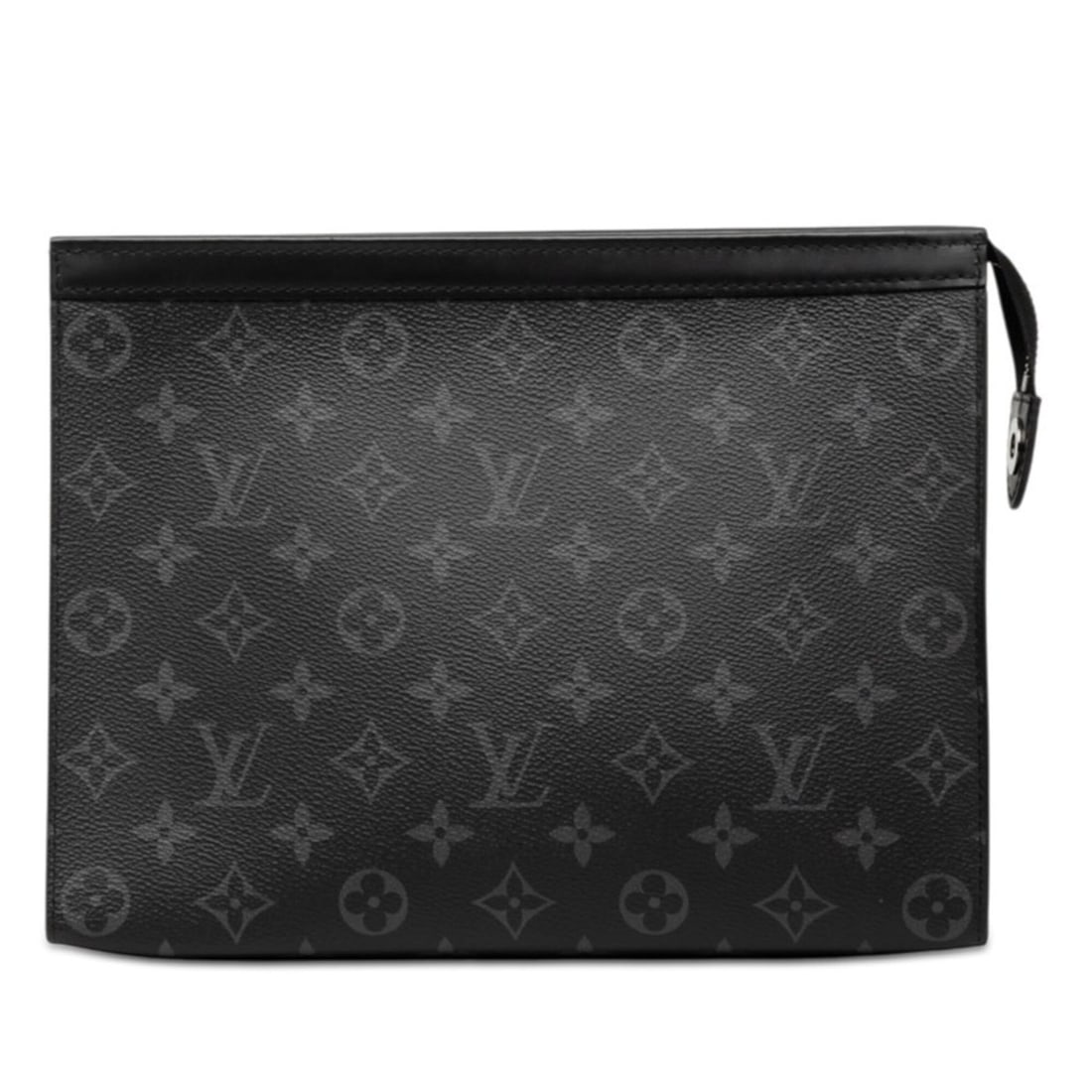 Louis Vuitton Monogram Eclipse Pochette Voyage MM Clutch Bag Second M61692 Black Leather Men's LOUIS (1 of 13)