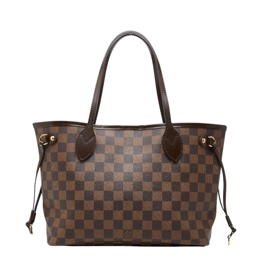Louis Vuitton Damier Neverfull PM Tote Bag Handbag N41359 Ebene Brown Leather Women's LOUIS VUITTON: --- Catalog ---Category: SizeSize (HxWxD): 21cm x 37cm x 12.5cm / 8.26'' x 14.56'' x 4.92''Category: DesignType: Handbag, Tote bagColor: Brown, EbeneGender: WomenMaterial: PVC , Leather Category: Gene