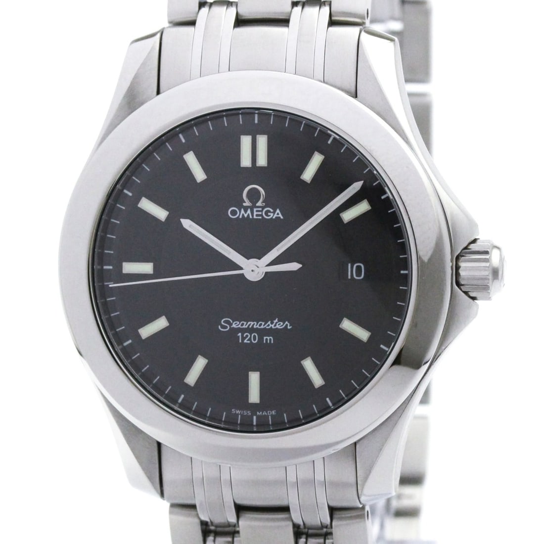 OMEGA Seamaster 120M Steel Quartz Mens Watch 2511.52 Polished: --- Catalog ---Category: SizeCase Diameter: 36mm / 1.42''Category: DesignType: WristwatchStyle: SportGender: MenColor (Dial): BlackMaterial (Band): Stainless steelMaterial (Case): Stainless steelCateg