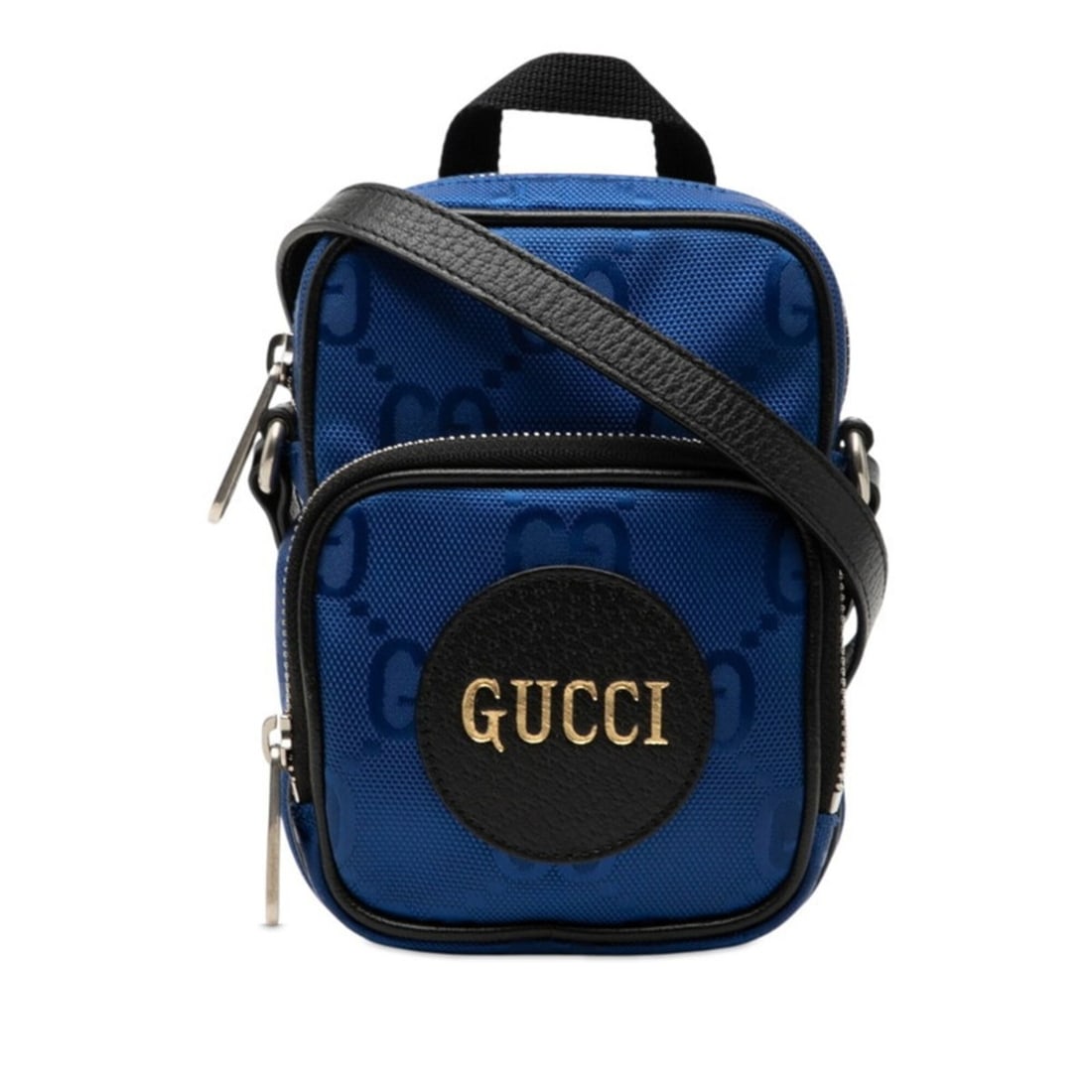 Gucci Off the Grid Crossbody Shoulder Bag 643882 Blue Black Nylon Leather Women's GUCCI: --- Catalog ---Category: SizeSize (HxWxD): 16cm x 11.5cm x 3.5cm / 6.29'' x 4.52'' x 1.37''Category: DesignType: Shoulder bagColor: Black, BlueGender: WomenMaterial: Nylon , Leather Category: GeneralM