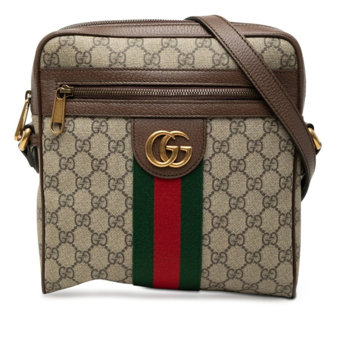 Gucci GG Supreme Sherry Line Ophidia Crossbody Shoulder Bag 547926 Brown Red Green Leather Women's: --- Catalog ---Category: SizeSize (HxWxD): 23cm x 23cm x 5cm / 9.05'' x 9.05'' x 1.96''Category: DesignType: Shoulder bagColor: Brown, Green, Red colorGender: WomenMaterial: PVC , Leather Category: Ge