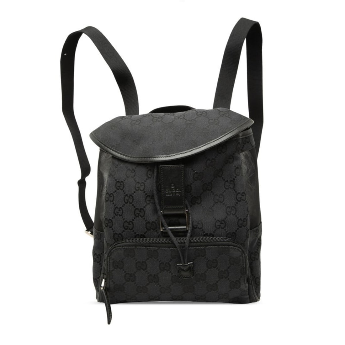 Gucci GG Canvas Backpack 019 0352 Black Leather Women's GUCCI: --- Catalog ---Category: SizeSize (HxWxD): 28.5cm x 22cm x 7.5cm / 11.22'' x 8.66'' x 2.95''Category: DesignType: BackpackColor: BlackGender: WomenMaterial: Canvas , Leather Category: GeneralMPN: 019 