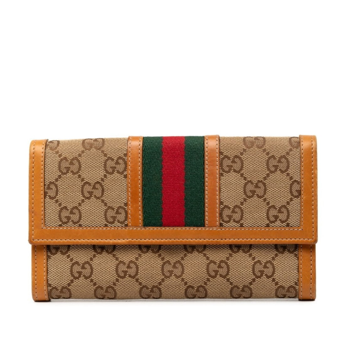 Gucci GG Canvas Sherry Line Long Wallet 258038 Brown Leather Women's GUCCI: --- Catalog ---Category: SizeSize (HxWxD): 11cm x 19cm x 2cm / 4.33'' x 7.48'' x 0.78''Category: DesignType: Long wallet (bi-fold)Color: BrownGender: WomenMaterial: Canvas , Leather Category: GeneralM