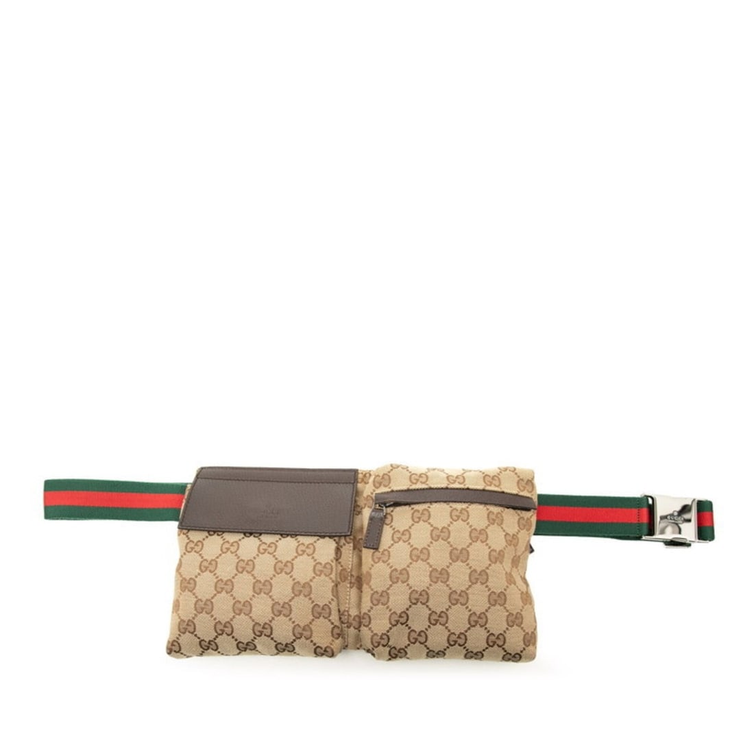 Gucci GG Canvas Body Bag Waist 28566 Beige Brown Leather Women's GUCCI: --- Catalog ---Category: SizeSize (HxWxD): 15.5cm x 28.5cm x 3cm / 6.1'' x 11.22'' x 1.18''Category: DesignType: Sling bagColor: Beige, BrownGender: WomenMaterial: Canvas , Leather Category: GeneralMP