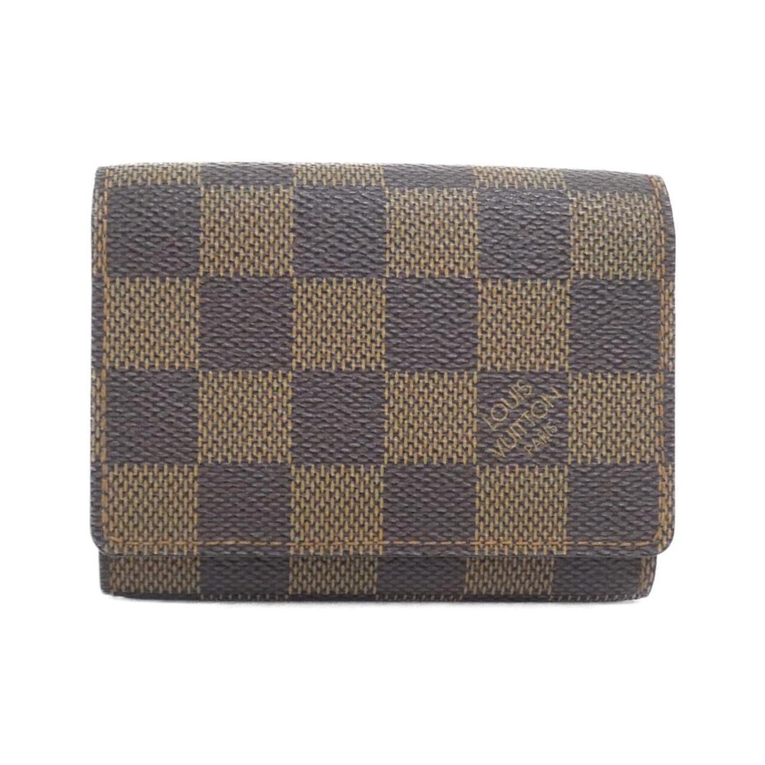 Louis Vuitton Damier Enveloppe Carte de Visite N62920 Business Card Holder/Card Case: --- Catalog ---Category: DesignType: Business card caseColor: EbeneGender: Women,MenMaterial: Coated canvas Category: GeneralMPN: N62920Brand: Louis VuittonCategory: Physical PropertiesSize (HxWxD): 8